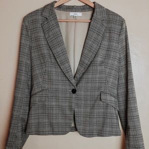 Plaid blazer